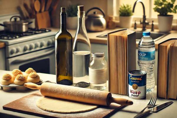 Household Items That Can Substitute a Rolling Pin