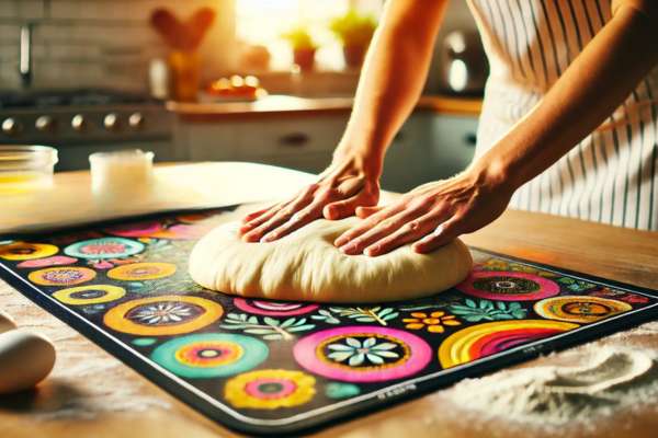 The Pastry Mat Magic for Use Instead Of Rolling Pin