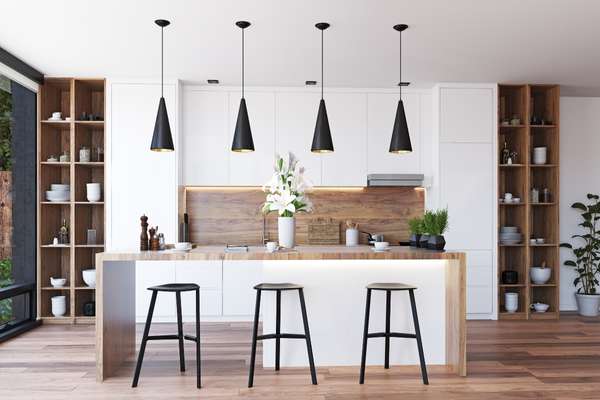 Add Recessed Lighting in Strategic Areas To Lighten Dark Kitchen Cabinets