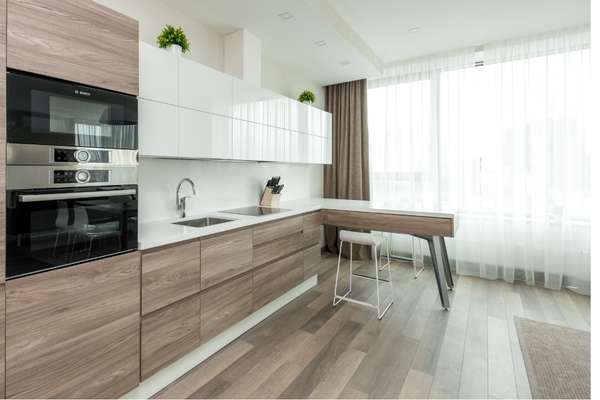 Kitchen Flooring Ideas With White Cabinets Laminate Flooring