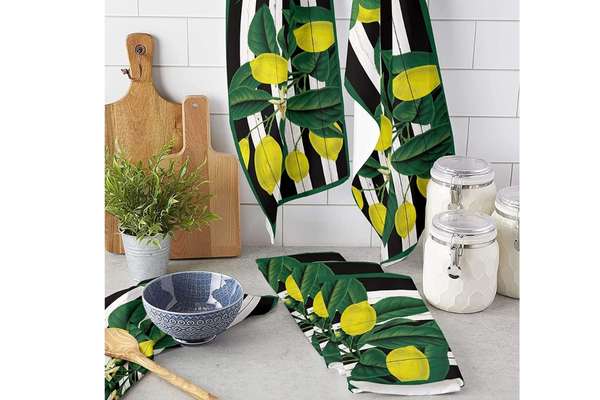 Lemon Branch Tea Towel