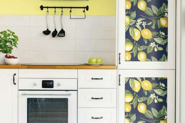 Lemon Kitchen Wallpaper