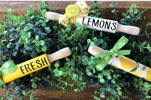 Lemon Mini Rolling Pins